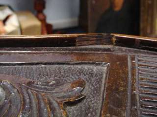 Antique Italian renaissance carved buffet table # 05398  