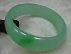   59mm Green Bangle Round 100% Natural Untreated Grade A Jadeite Jade