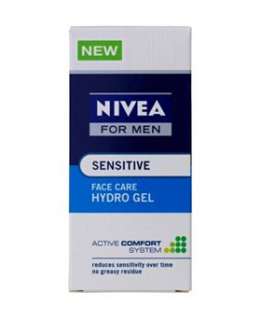 Nivea for men hydro gel sensitive 50ml   Boots