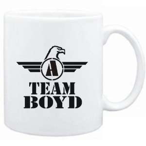   Mug White  Team Boyd   Falcon Initial  Last Names