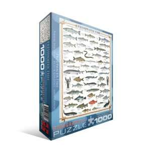  Freshwater Fish 1000 Piece Puzzle Toys & Games
