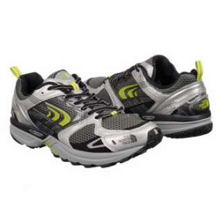 Mens The North Face Double Track Metallic Silver/Lime Shoes 