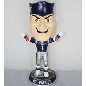   Pat Patriot Mascot 2010 Big Head Bobblehead