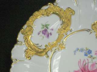Hand Painted Missen Floral Cabinet Plate Dates From 1815 1924  