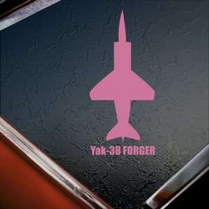  Yak 38 FORGER Pink Decal Military Soldier Window Pink 
