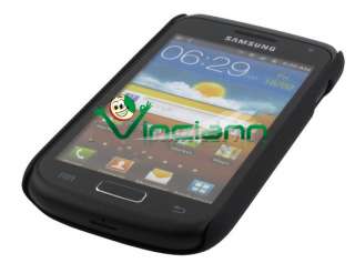 Custodia rigida NERA per Samsung Galaxy W i8150 back cover sottile 
