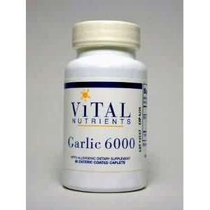  Vital Nutrients Garlic 6000 Enteric Coated 60 Caplets 