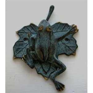   Solid Brass Frog Doorknocker Tree Frog Door Knocker