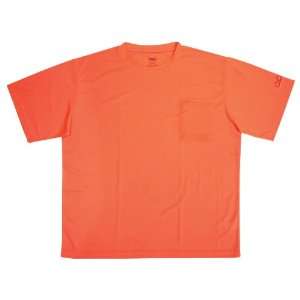Custom Leather Craft SS07M Hi Viz Short Sleeve T Shirt, Orange, Medium