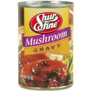 Shurfine Mushroom Gravy   24 Pack Grocery & Gourmet Food