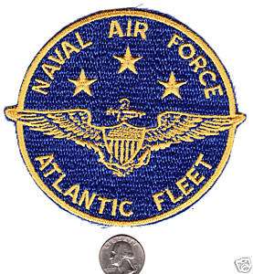US Navy US Air Force Patch Naval Atlantic Fleet  