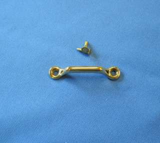 Small Box/Showcase   Solid Brass HANDLE  2 3/8 centers, New  