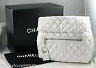   White COCOON Quilted BACKPACK Bag Nylon & Leather Crossbody Book MPRS