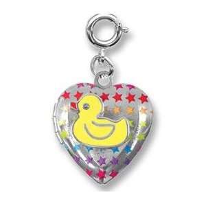  CHARM IT Rubber Ducky Heart Locket Jewelry