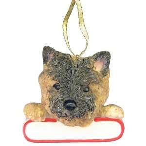  Cairn Terrier Tri Color Dog Santas Pal Christmas Ornament 