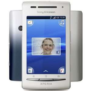 Sony Ericsson XPERIA X8 Weiss Blau Ohne Simlock Smartphone 