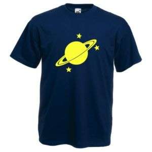 Shirt Saturn Weltall Planet S XXL Farbauswahl  