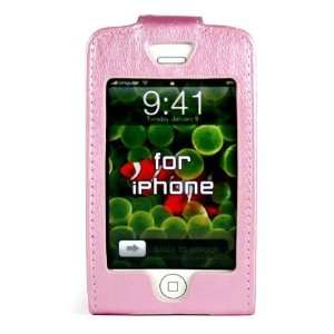  Kroo Pink Leather Forza Case for Apple iPhone 4GB 8GB 16GB 