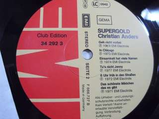 LP Christian Anders Supergold  