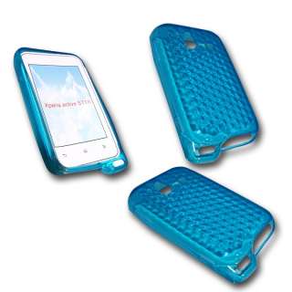 Handy Tasche Silikon Case f. Sony Ericsson Xperia Active / Handytasche 