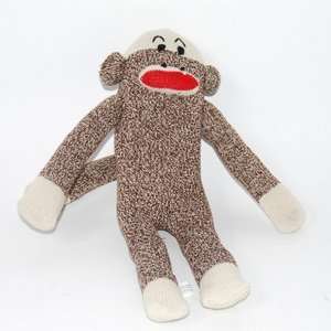  Sock Monkey Dog Toy  