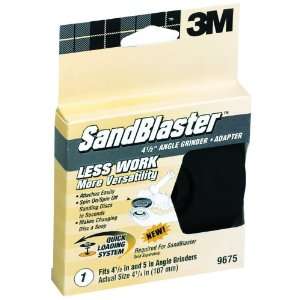  3M SandBlaster 9675 4.5 Inch Angle Grinder Quick Loading 