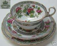 Aynsley Indian Tree Trio Cup & Saucer Side Plate A1173  