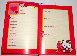 Hello Kitty Freundebuch Freundschaftsbuch Buch NEU  