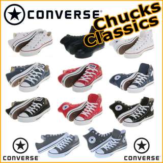 Converse Chucks All Star Schwarz Weiß Blau Rot Grau NEU  