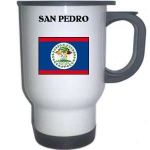  Belize   SAN PEDRO White Stainless Steel Mug Everything 