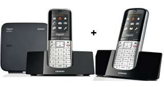 Siemens Gigaset SL400A + SL400h Duo schnurlos Telefon  
