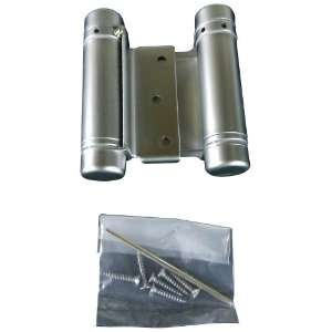  3 Double Acting Spring Hinge Satin Chome for Saloon or 