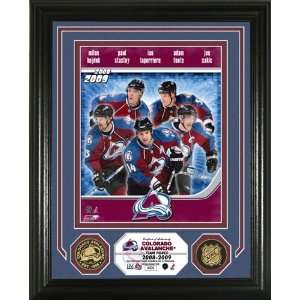 Colorado Avalanche 2008 Team Force 24KT Gold Coin Photo Mint  