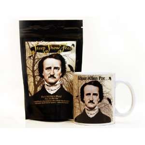 Poes Midnight Blend Herbal Tea & Mug Gift Set  Grocery 