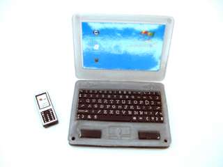 Puppenhaus Puppenstube Notebook Laptop + Handy #5AA7 25  