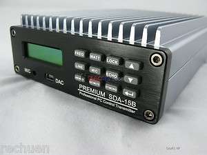 NEW 0 15W PREMIUM SDA 15B Professional PC Control FM Transmitter 87 