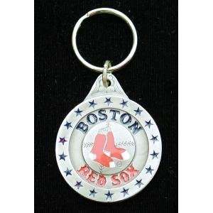 Boston Red Sox Team Logo Key Ring:  Sports & Outdoors