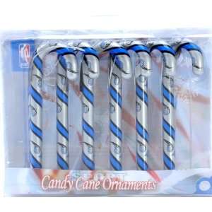  Orlando Magic NBA Candy Cane Ornament Set of 6 Sports 