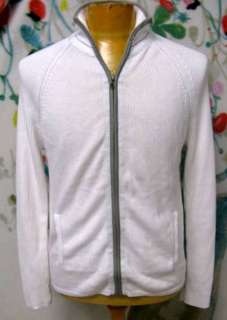 NWOT Elie Tahari Knit Zipper Cardigan  Size Medium  