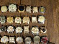 Lot of 41 Vintage Watches ZODIAC Masonic ACCUTRON Bulova BENRUS Elgin 