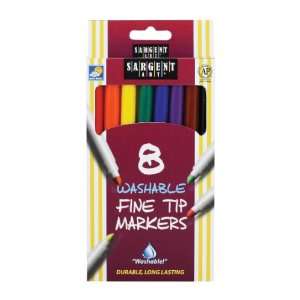  Art 22 1560 8 Count Washable Fine Tip Markers Arts, Crafts & Sewing