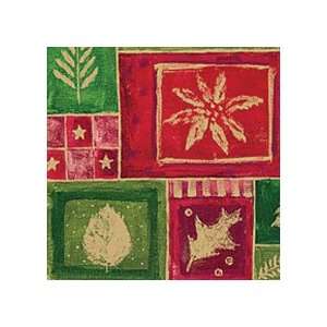 Christmas Mosaic Gift Wrap   24W x 417 L 