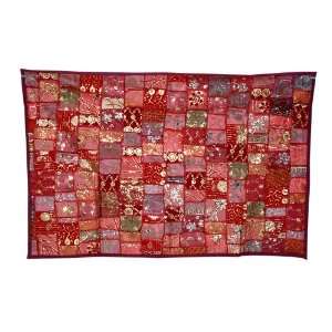  Wall Hanging Tapestry with Pretty Zari Embroidery Work