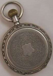 Louis Jacot Small Pocket Watch 35,5 mm. Silver Case  