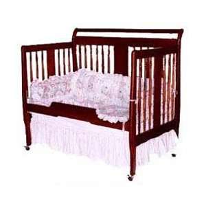  Sleigh Style Three In One Convertible Crib   Flat Slat 