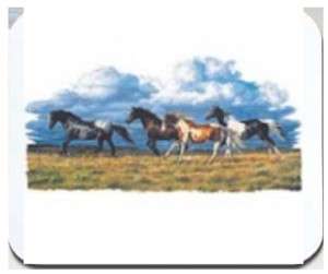 NEW MOUSE PAD 4 horses horse pony colt k150  
