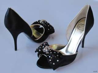 NIB $345 MARY NORTON black dOrsay JEWELED shoes made in Italy  