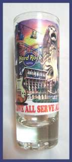 Hard Rock Hotel SINGAPORE Tall Shot Glass   Sentosa  