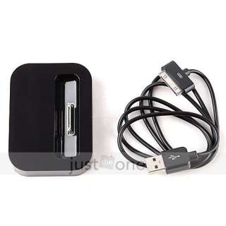 docking charger station + USB data Cable f. iPhone iPod  
