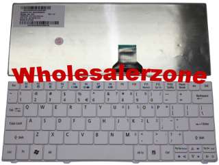 White Keyboard for Acer Aspire One 751 751H ZA3 NEW  